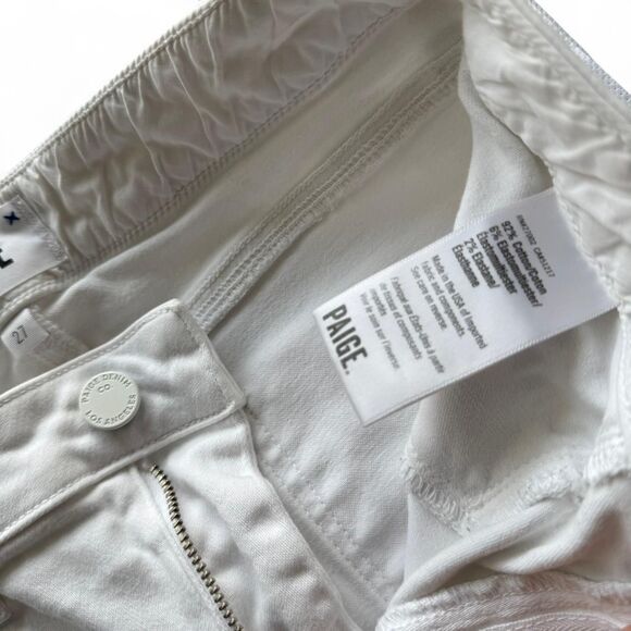 PAIGE Women's White Jeans | Bright White | Size 27 | Excellent Condition - Picture 3 of 8